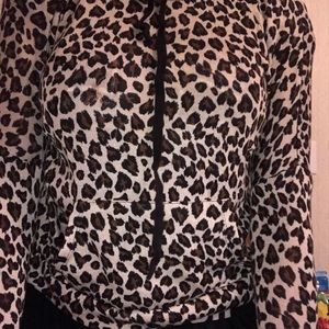 Leaopard print sweater